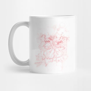 Celestial Maidens in Rose Mug